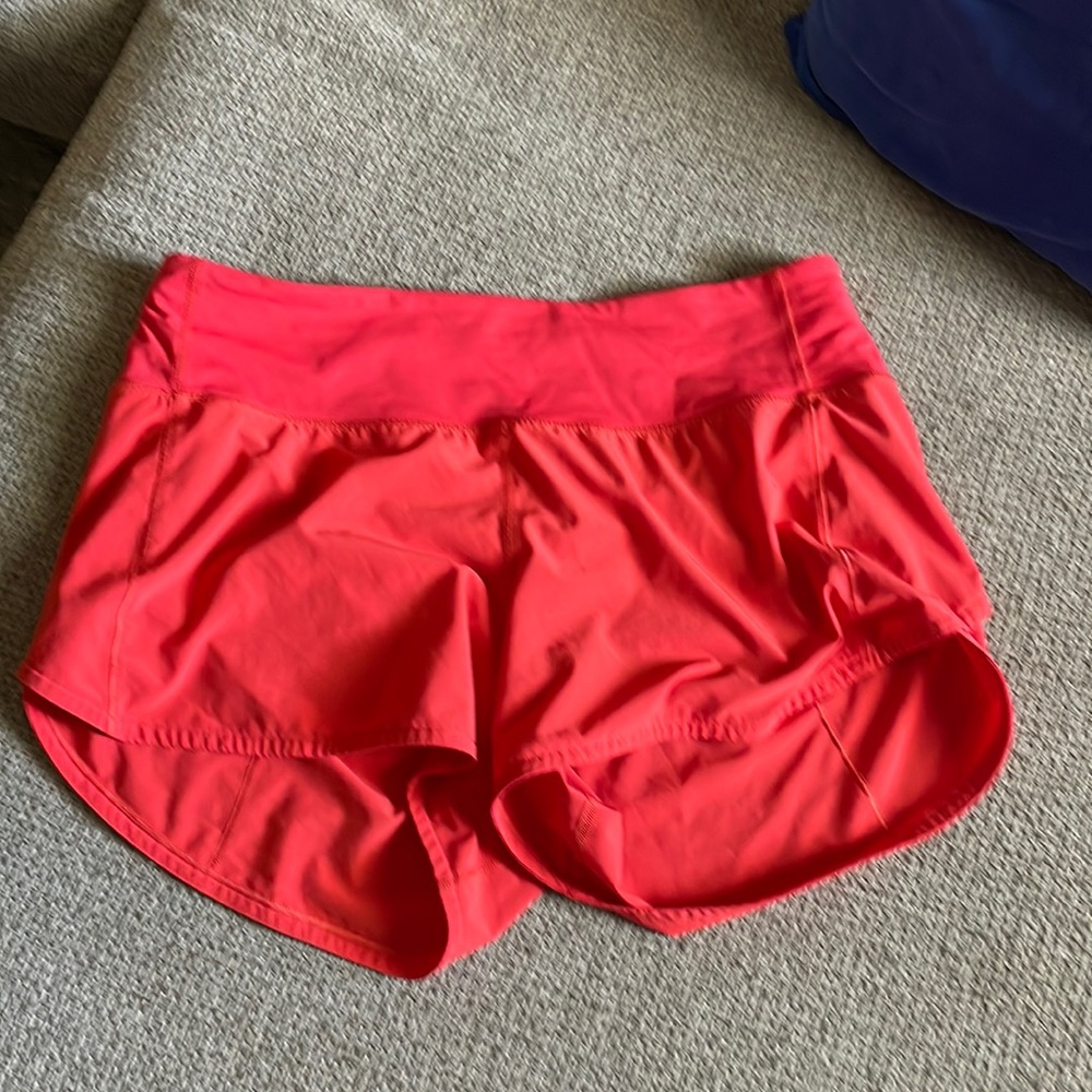 Lululemon Red Shorts